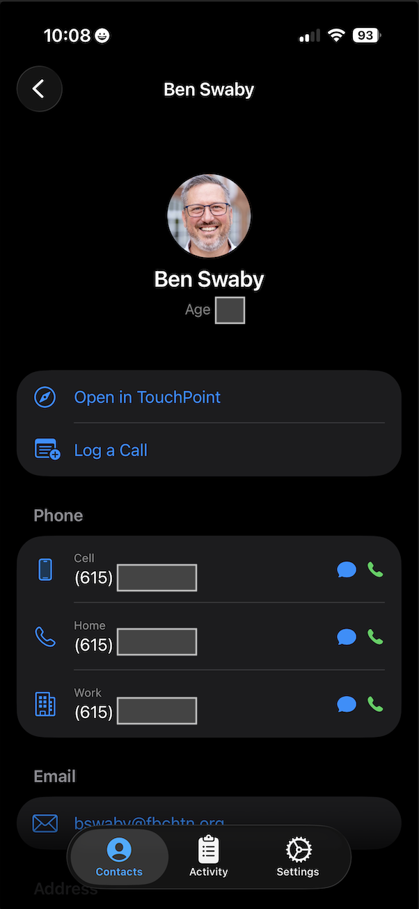 TouchPoint Go iOS app